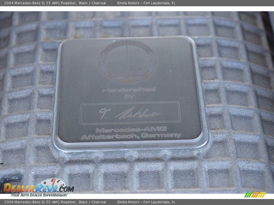 Info Tag of 2004 Mercedes-Benz SL 55 AMG Roadster Photo #60