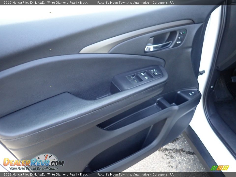 2019 Honda Pilot EX-L AWD White Diamond Pearl / Black Photo #23