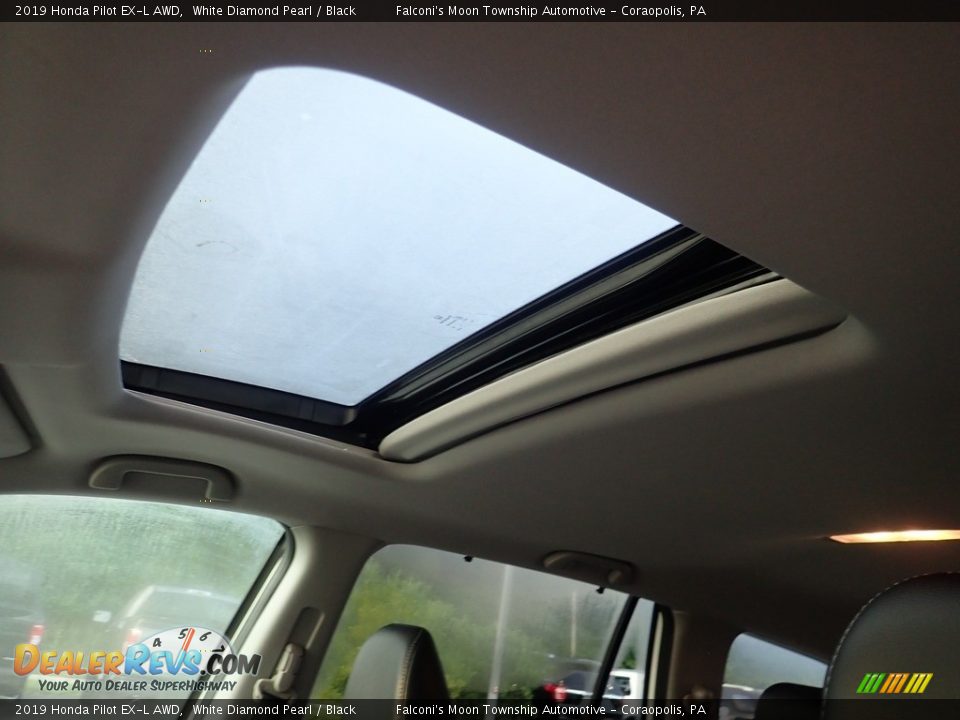 2019 Honda Pilot EX-L AWD White Diamond Pearl / Black Photo #25
