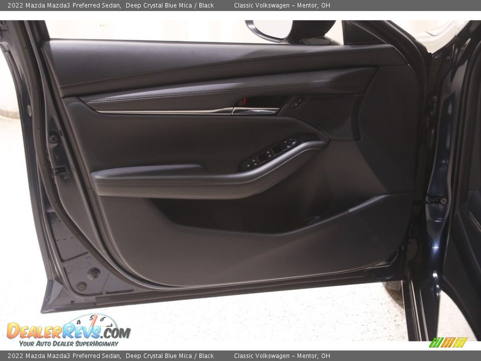 2022 Mazda Mazda3 Preferred Sedan Deep Crystal Blue Mica / Black Photo #4