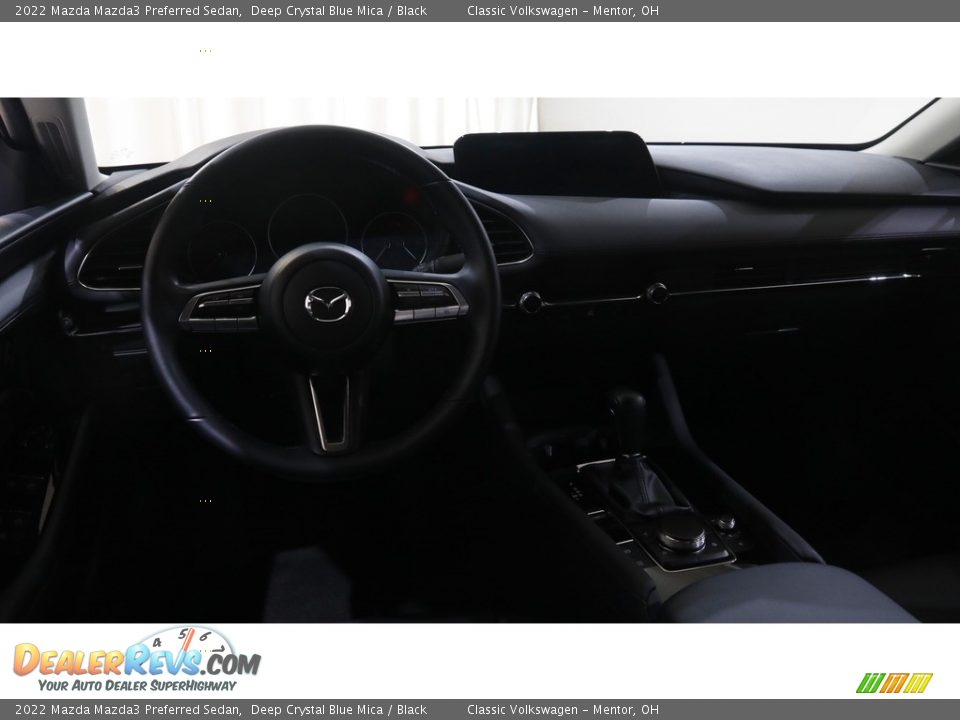 2022 Mazda Mazda3 Preferred Sedan Deep Crystal Blue Mica / Black Photo #6