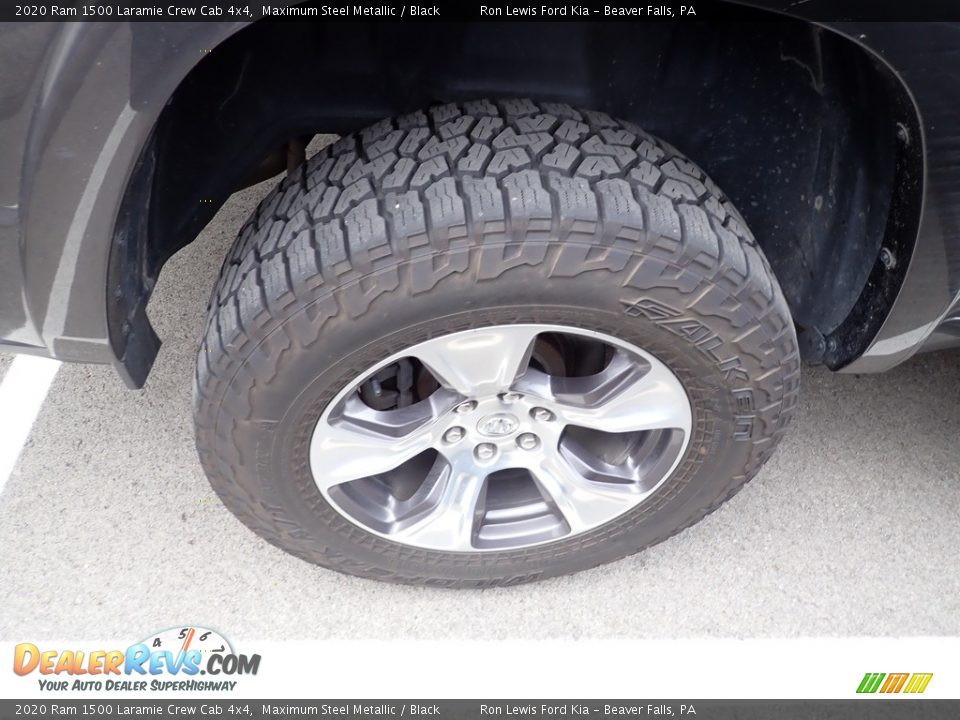 2020 Ram 1500 Laramie Crew Cab 4x4 Maximum Steel Metallic / Black Photo #5
