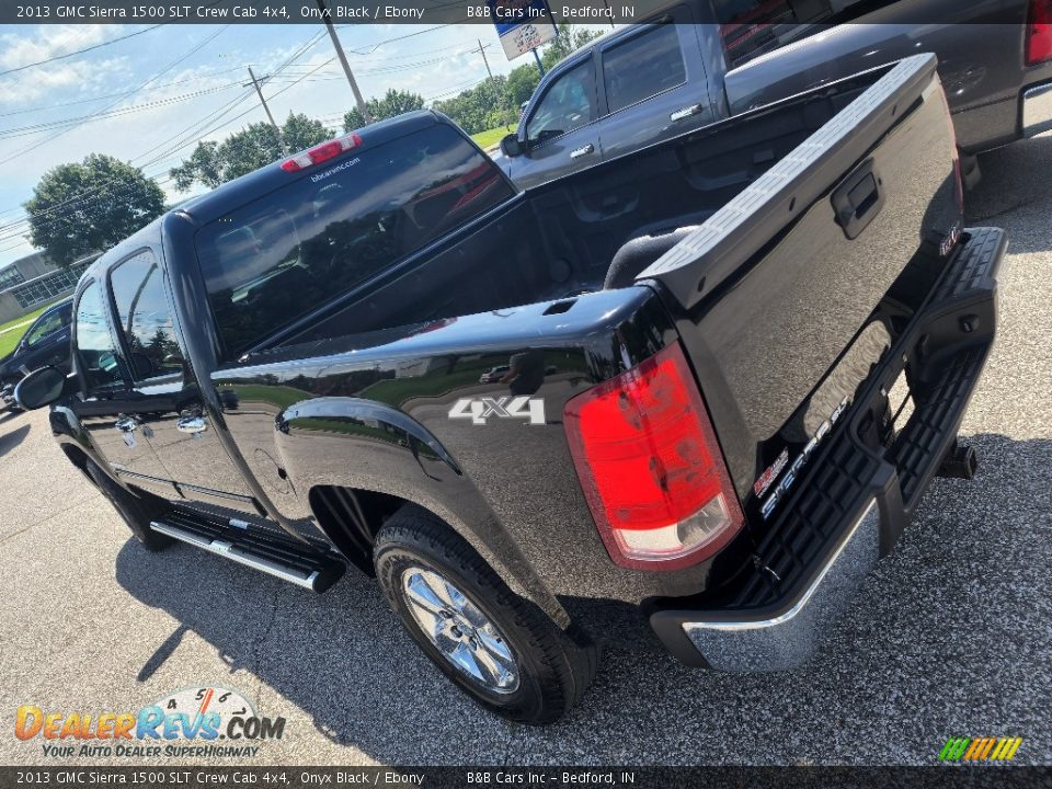 2013 GMC Sierra 1500 SLT Crew Cab 4x4 Onyx Black / Ebony Photo #3