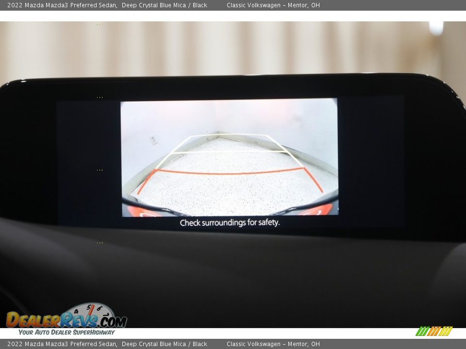 2022 Mazda Mazda3 Preferred Sedan Deep Crystal Blue Mica / Black Photo #16