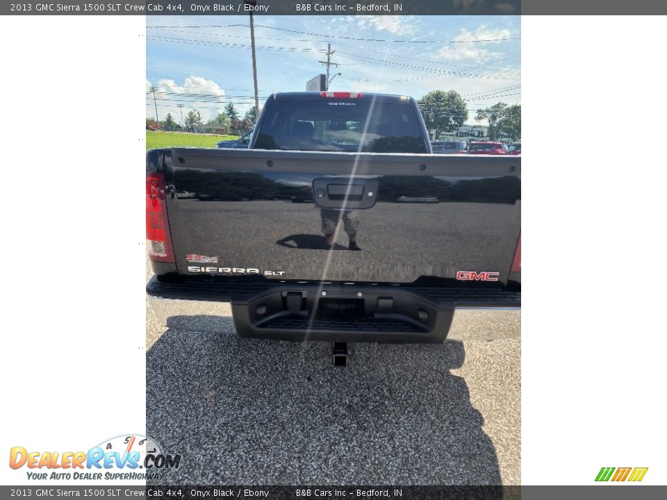 2013 GMC Sierra 1500 SLT Crew Cab 4x4 Onyx Black / Ebony Photo #4