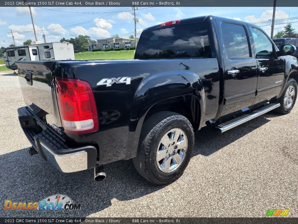 2013 GMC Sierra 1500 SLT Crew Cab 4x4 Onyx Black / Ebony Photo #5