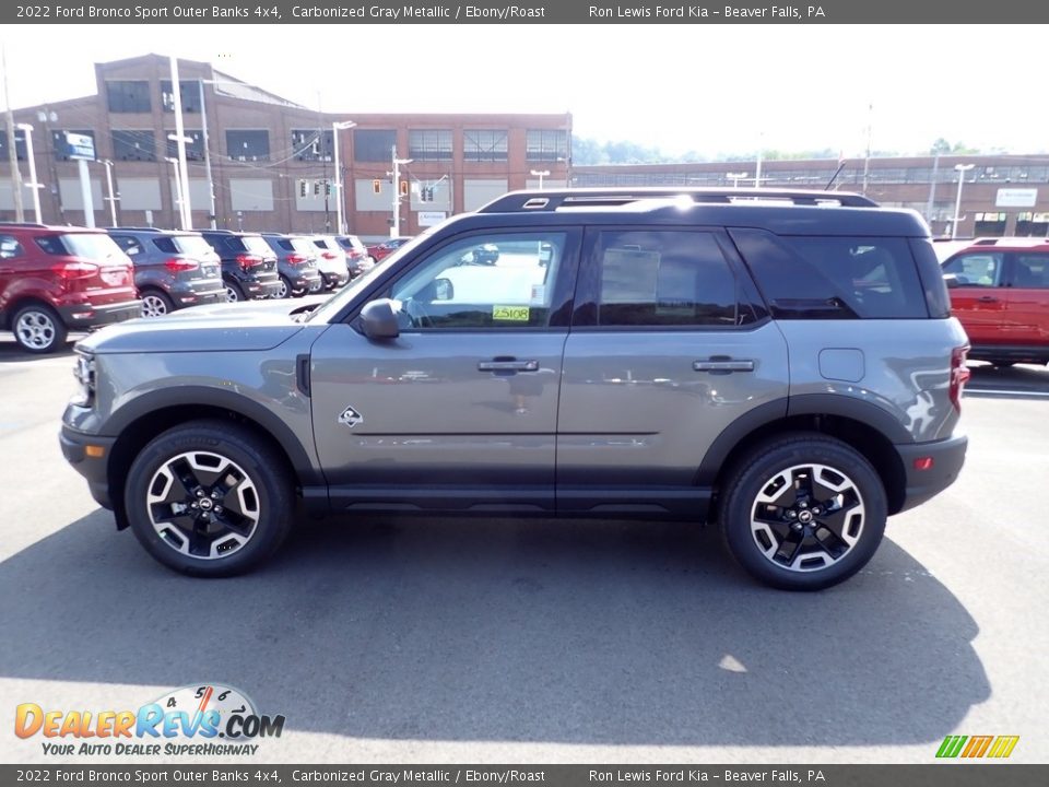 Carbonized Gray Metallic 2022 Ford Bronco Sport Outer Banks 4x4 Photo #5