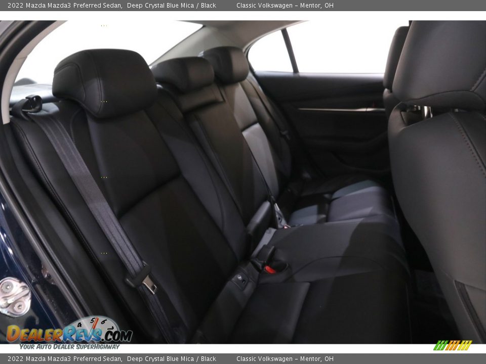 2022 Mazda Mazda3 Preferred Sedan Deep Crystal Blue Mica / Black Photo #22