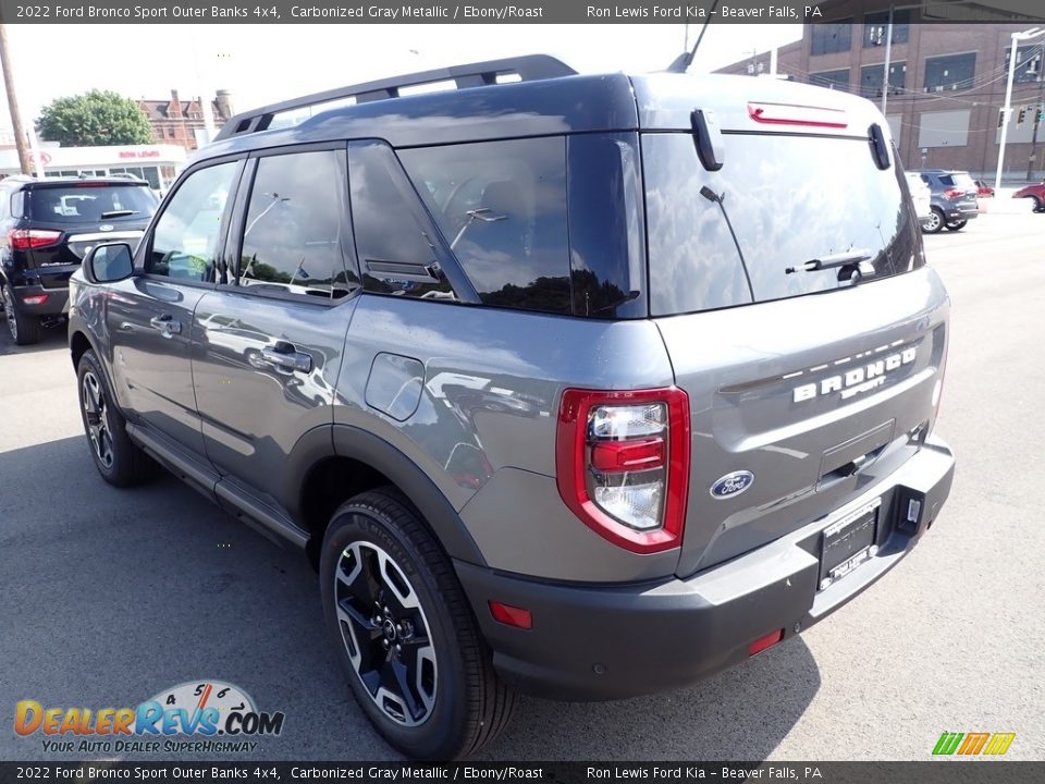 2022 Ford Bronco Sport Outer Banks 4x4 Carbonized Gray Metallic / Ebony/Roast Photo #6