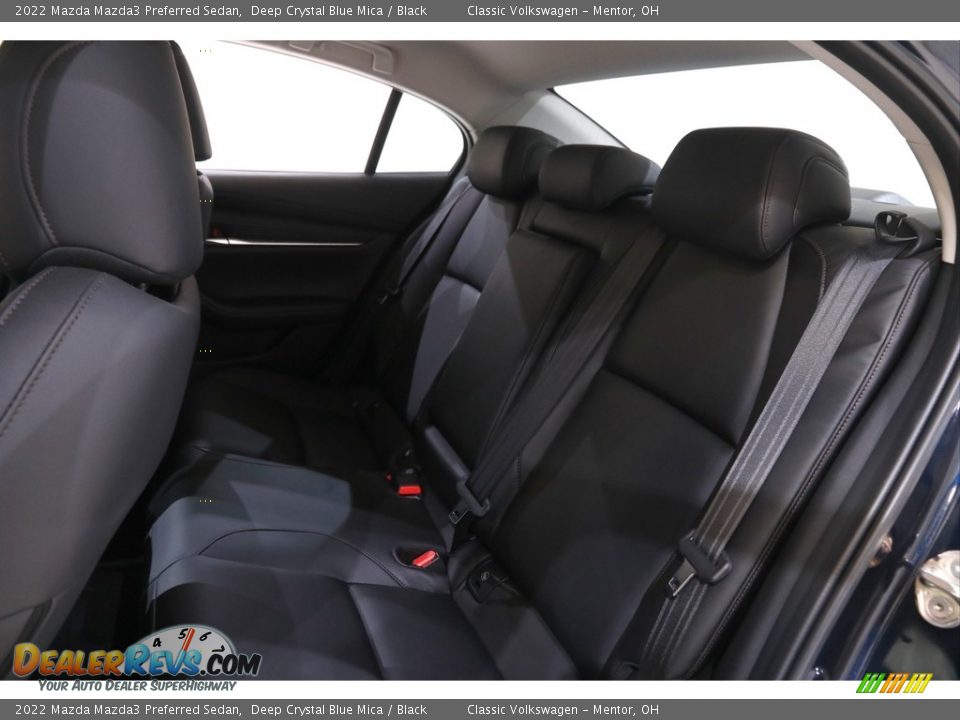 2022 Mazda Mazda3 Preferred Sedan Deep Crystal Blue Mica / Black Photo #23