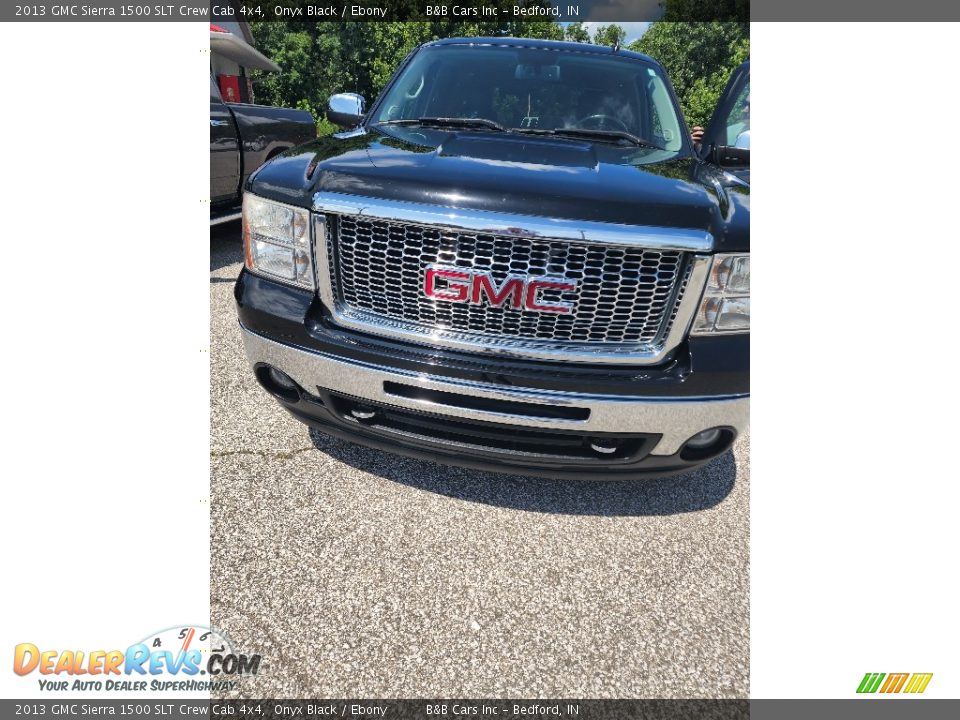 2013 GMC Sierra 1500 SLT Crew Cab 4x4 Onyx Black / Ebony Photo #8