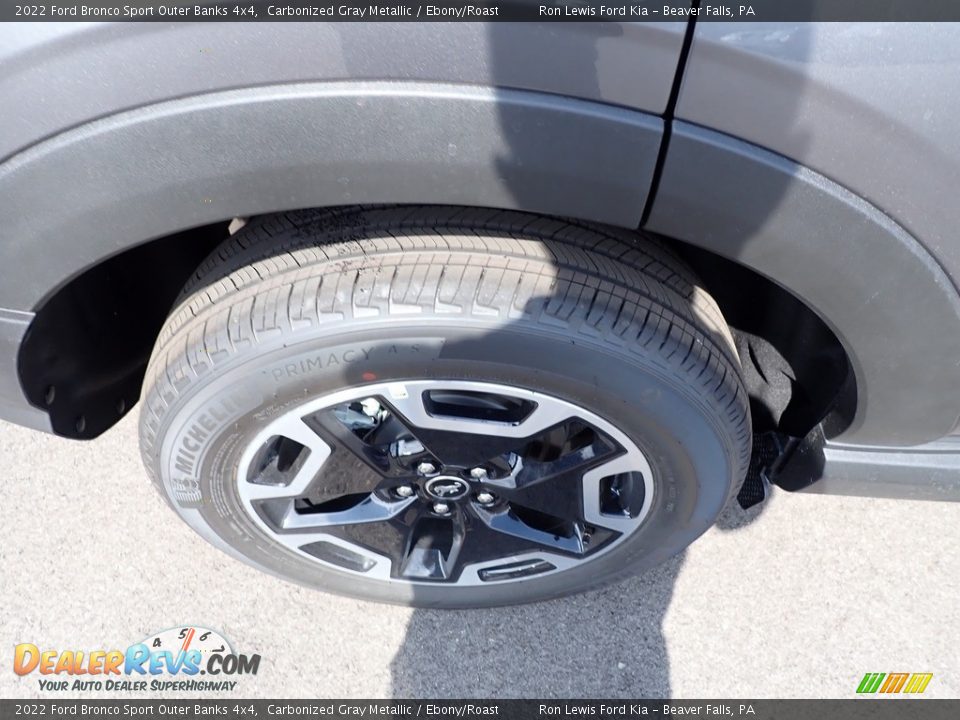 2022 Ford Bronco Sport Outer Banks 4x4 Carbonized Gray Metallic / Ebony/Roast Photo #9