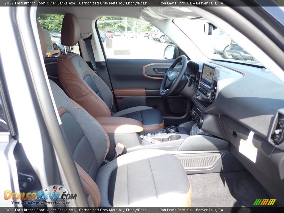 2022 Ford Bronco Sport Outer Banks 4x4 Carbonized Gray Metallic / Ebony/Roast Photo #11