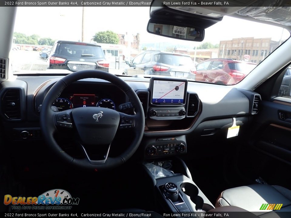 2022 Ford Bronco Sport Outer Banks 4x4 Carbonized Gray Metallic / Ebony/Roast Photo #13