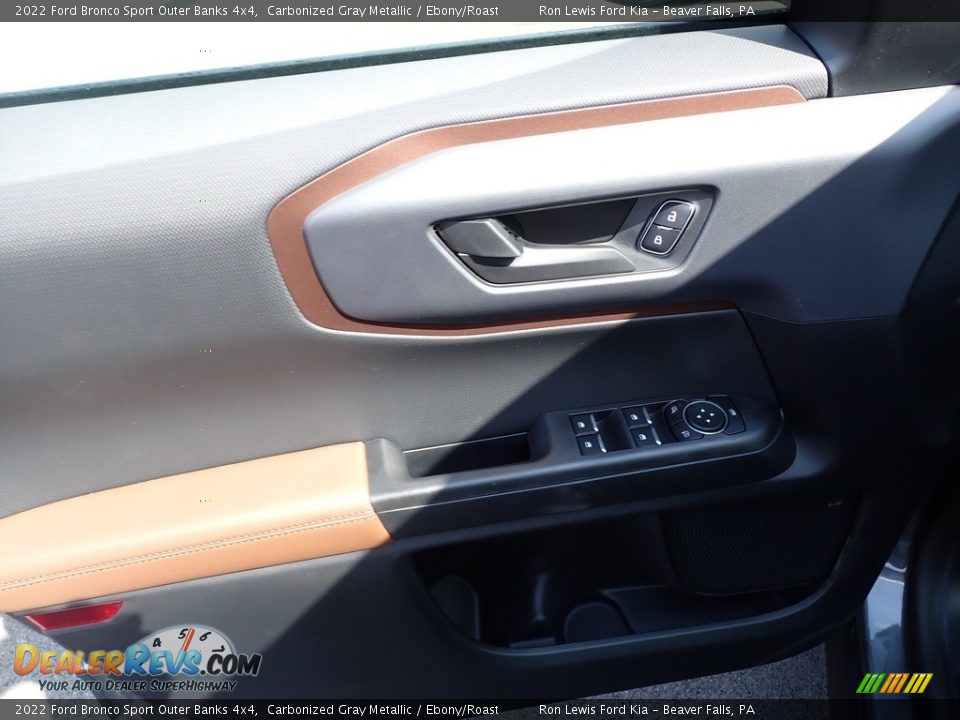 2022 Ford Bronco Sport Outer Banks 4x4 Carbonized Gray Metallic / Ebony/Roast Photo #15