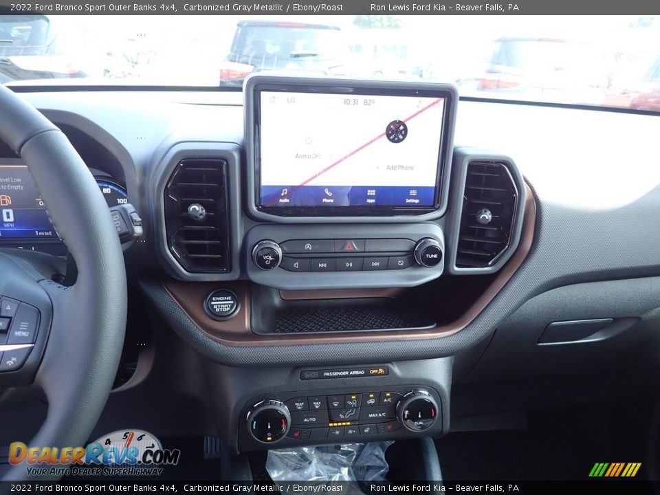 2022 Ford Bronco Sport Outer Banks 4x4 Carbonized Gray Metallic / Ebony/Roast Photo #17