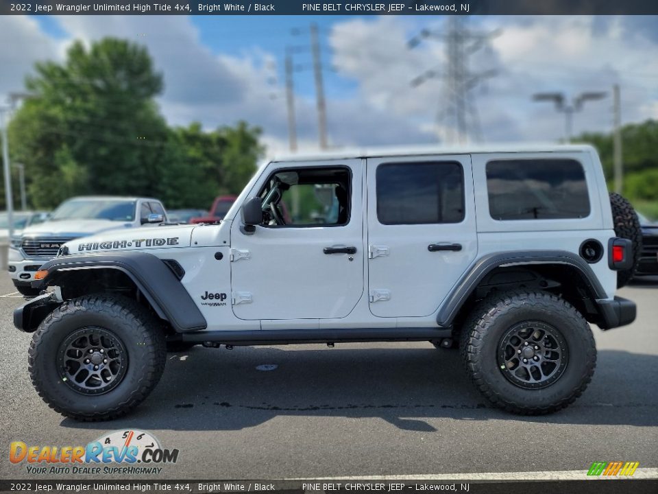 Bright White 2022 Jeep Wrangler Unlimited High Tide 4x4 Photo #5