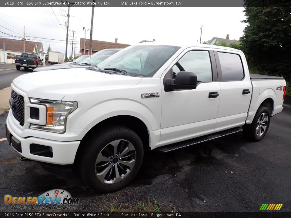 2019 Ford F150 STX SuperCrew 4x4 Oxford White / Black Photo #1