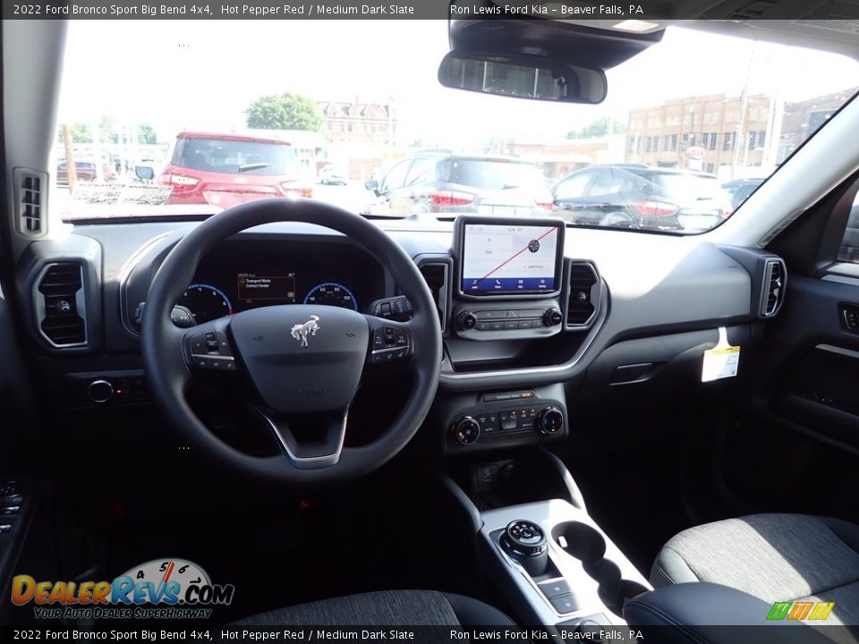 2022 Ford Bronco Sport Big Bend 4x4 Hot Pepper Red / Medium Dark Slate Photo #13