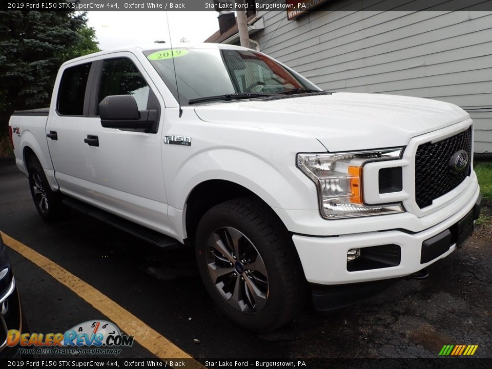 2019 Ford F150 STX SuperCrew 4x4 Oxford White / Black Photo #4