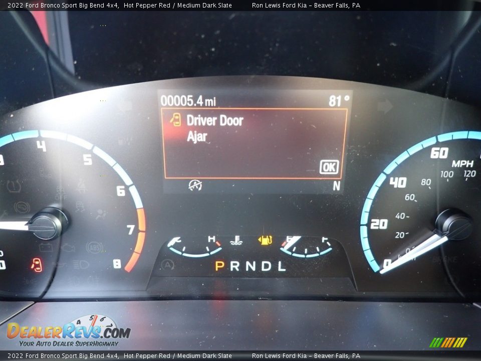 2022 Ford Bronco Sport Big Bend 4x4 Hot Pepper Red / Medium Dark Slate Photo #16