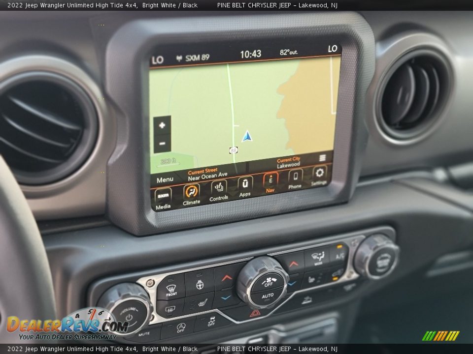 Navigation of 2022 Jeep Wrangler Unlimited High Tide 4x4 Photo #13