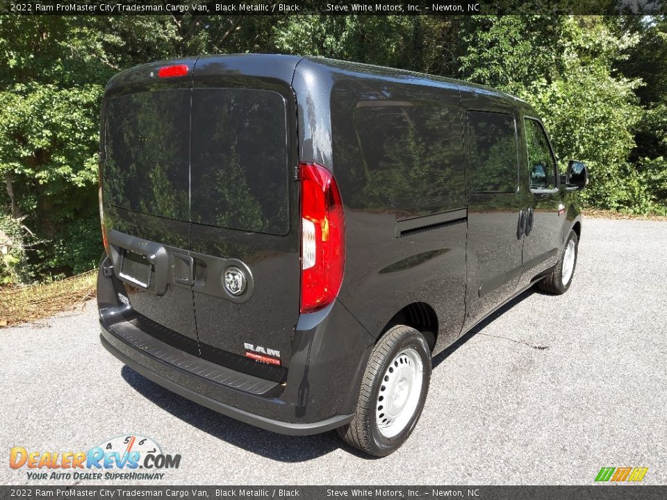 2022 Ram ProMaster City Tradesman Cargo Van Black Metallic / Black Photo #6