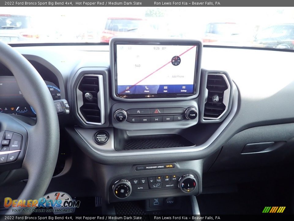 2022 Ford Bronco Sport Big Bend 4x4 Hot Pepper Red / Medium Dark Slate Photo #17