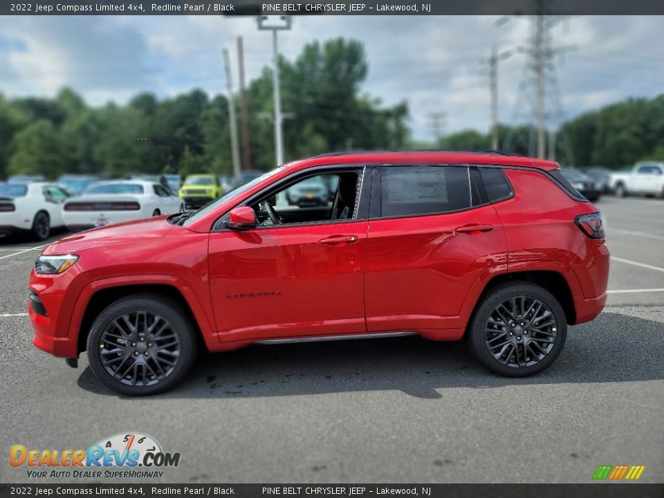 2022 Jeep Compass Limited 4x4 Redline Pearl / Black Photo #3