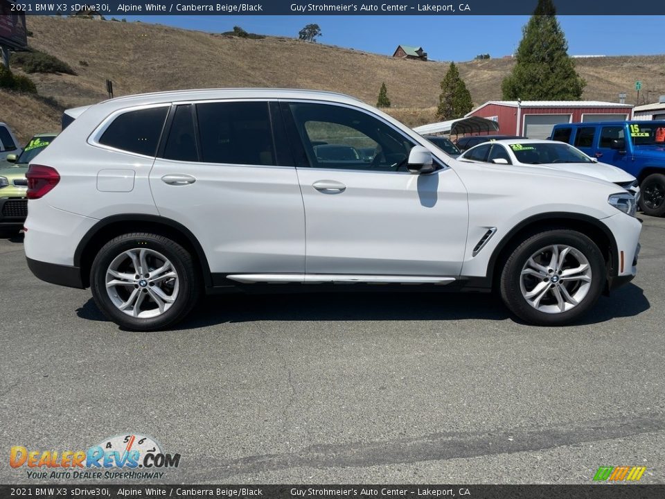 Alpine White 2021 BMW X3 sDrive30i Photo #4