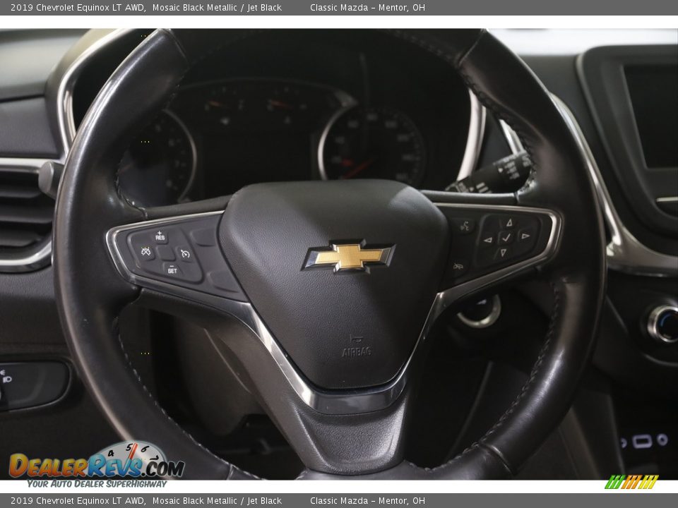 2019 Chevrolet Equinox LT AWD Mosaic Black Metallic / Jet Black Photo #7