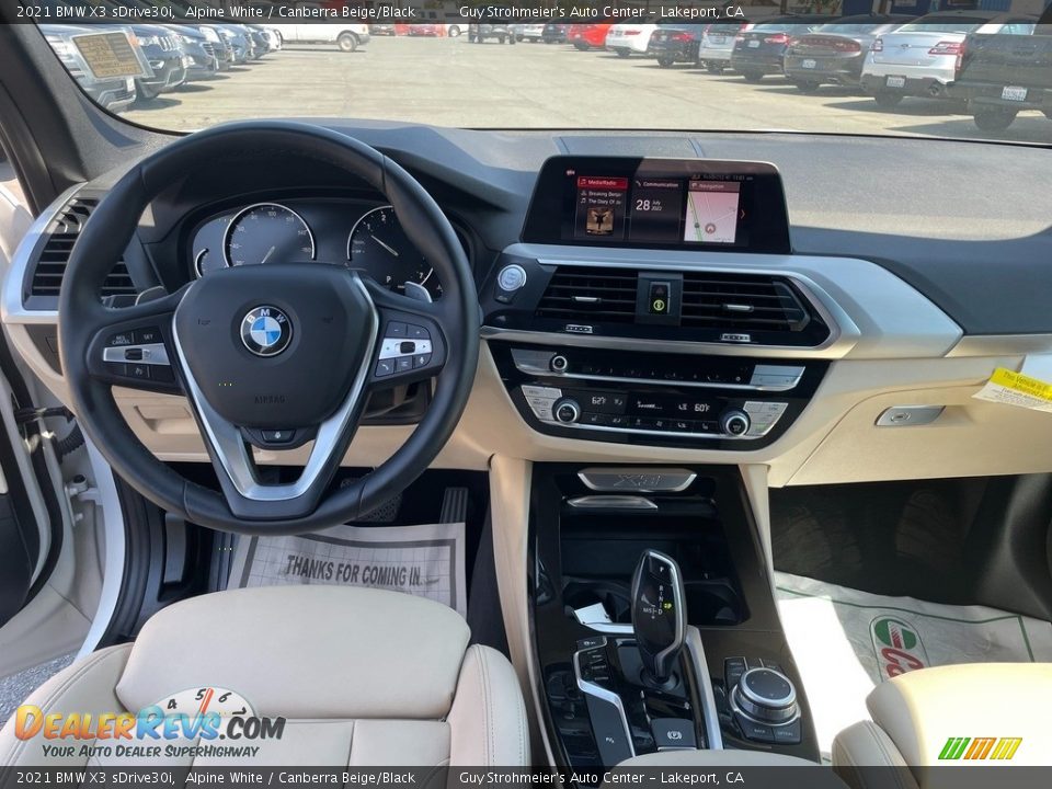 Dashboard of 2021 BMW X3 sDrive30i Photo #10