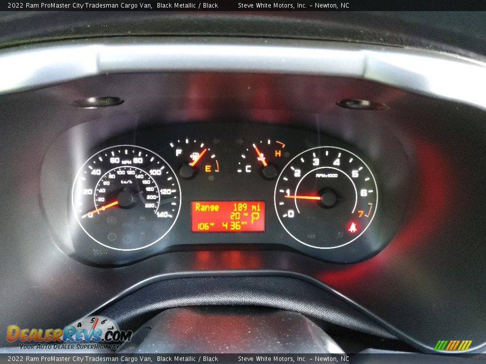 2022 Ram ProMaster City Tradesman Cargo Van Gauges Photo #19