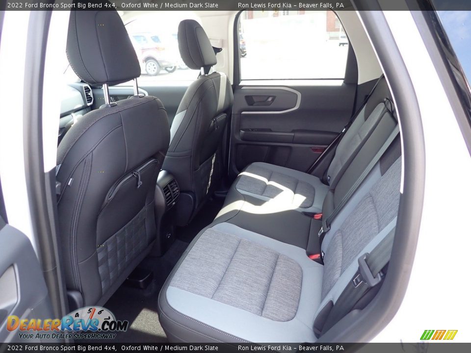 Rear Seat of 2022 Ford Bronco Sport Big Bend 4x4 Photo #12