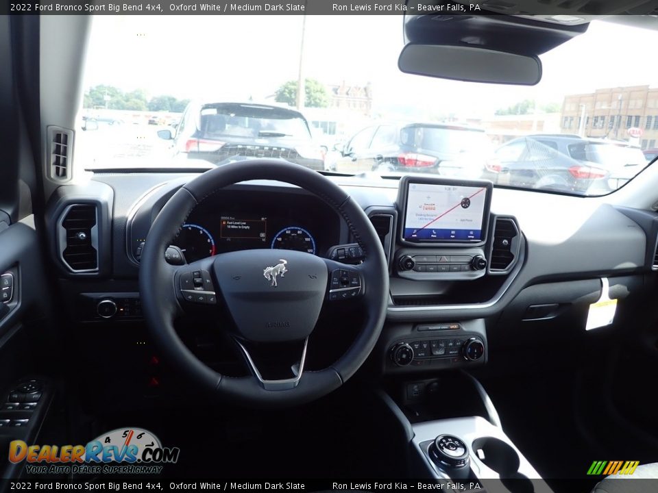 2022 Ford Bronco Sport Big Bend 4x4 Oxford White / Medium Dark Slate Photo #13