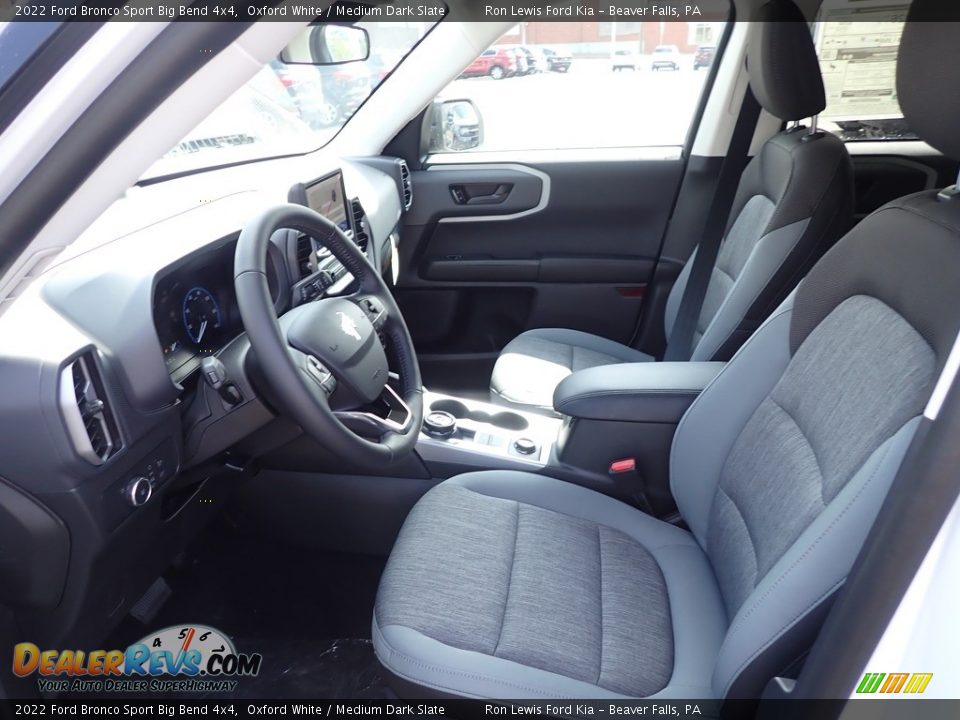 Front Seat of 2022 Ford Bronco Sport Big Bend 4x4 Photo #14
