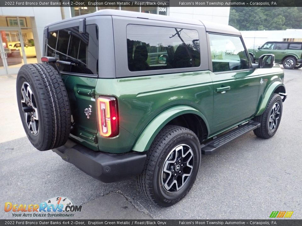 2022 Ford Bronco Outer Banks 4x4 2-Door Eruption Green Metallic / Roast/Black Onyx Photo #2