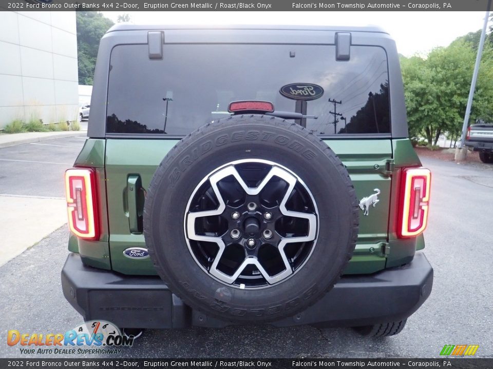 2022 Ford Bronco Outer Banks 4x4 2-Door Eruption Green Metallic / Roast/Black Onyx Photo #3