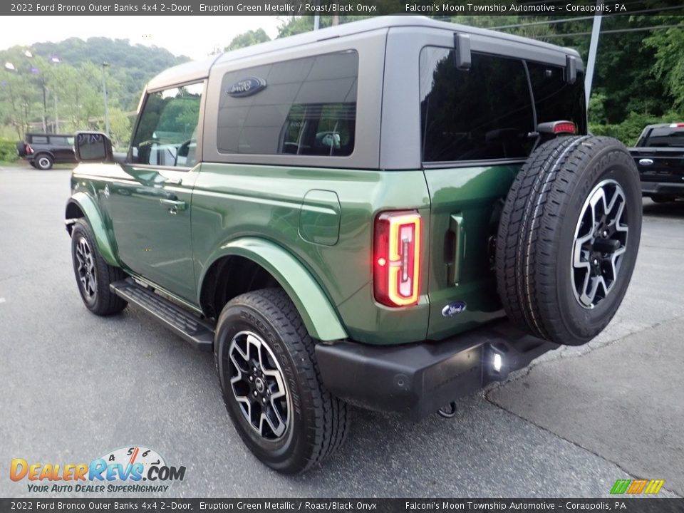 2022 Ford Bronco Outer Banks 4x4 2-Door Eruption Green Metallic / Roast/Black Onyx Photo #5