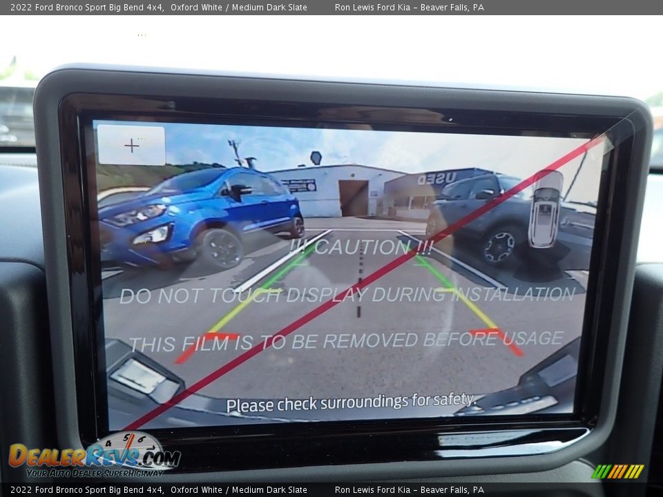2022 Ford Bronco Sport Big Bend 4x4 Oxford White / Medium Dark Slate Photo #18