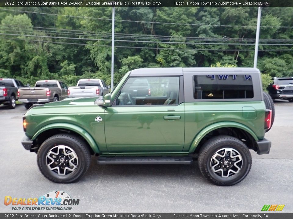 Eruption Green Metallic 2022 Ford Bronco Outer Banks 4x4 2-Door Photo #6