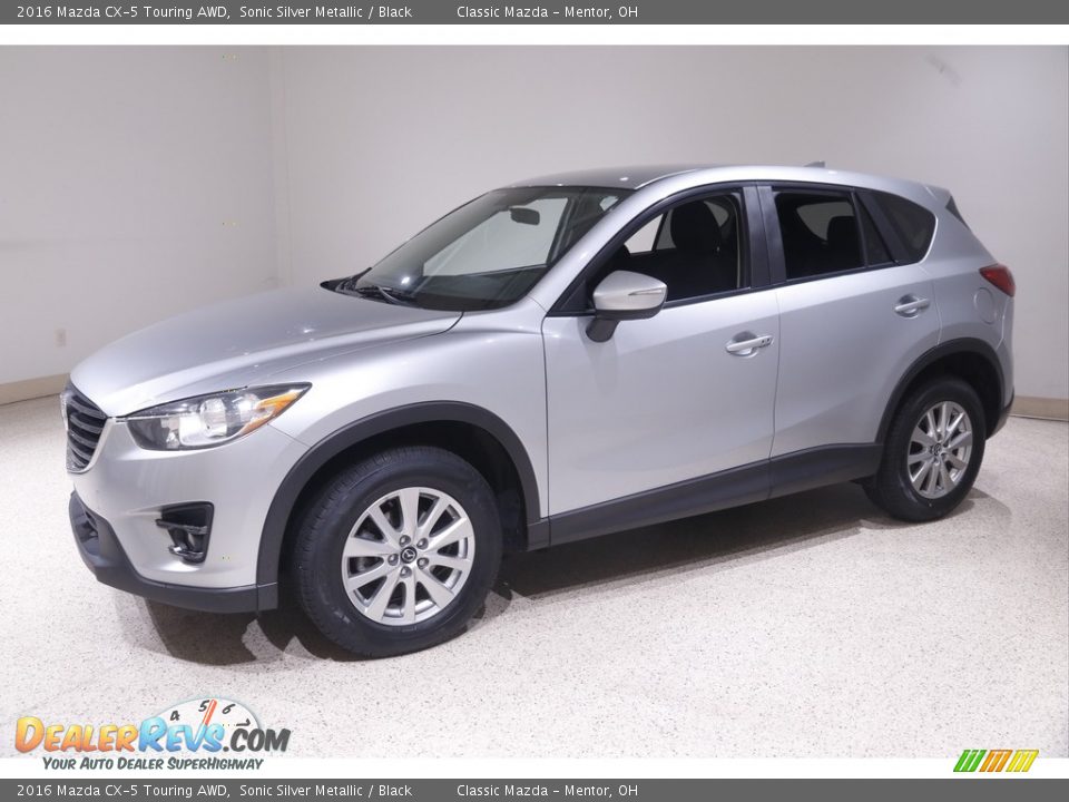 2016 Mazda CX-5 Touring AWD Sonic Silver Metallic / Black Photo #3