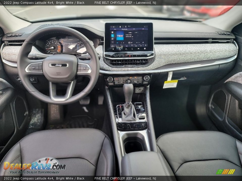 2022 Jeep Compass Latitude 4x4 Bright White / Black Photo #11