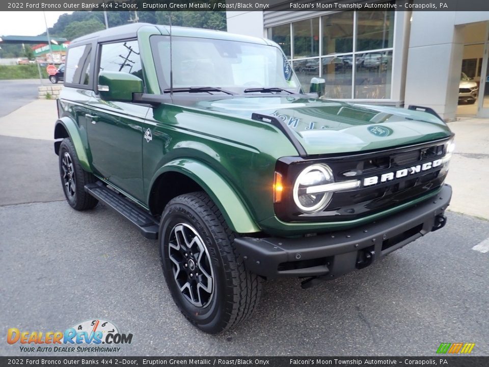 Eruption Green Metallic 2022 Ford Bronco Outer Banks 4x4 2-Door Photo #9