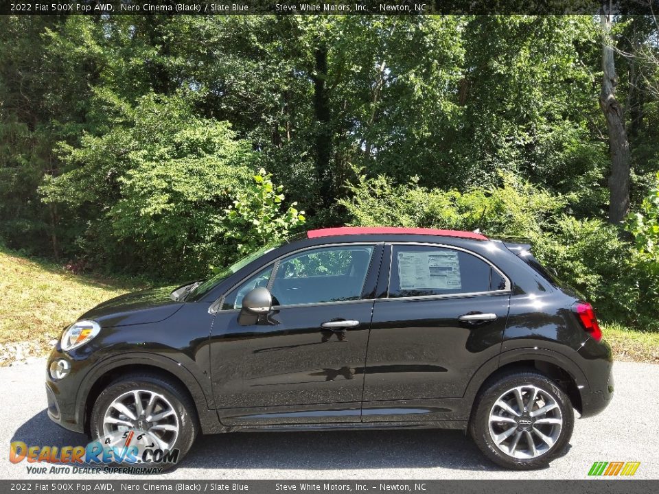 Nero Cinema (Black) 2022 Fiat 500X Pop AWD Photo #1