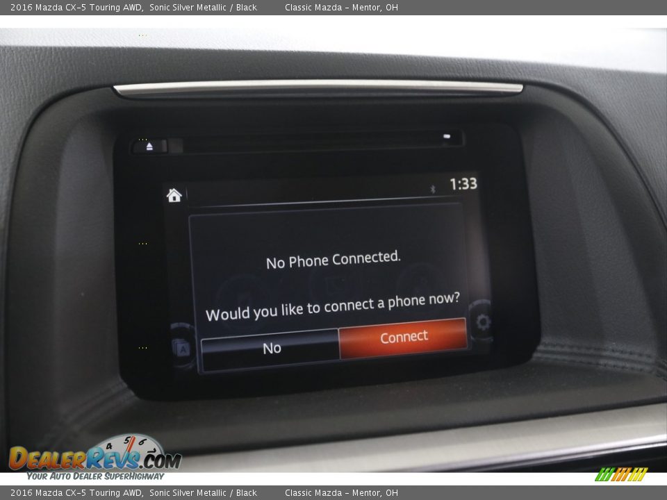 2016 Mazda CX-5 Touring AWD Sonic Silver Metallic / Black Photo #10