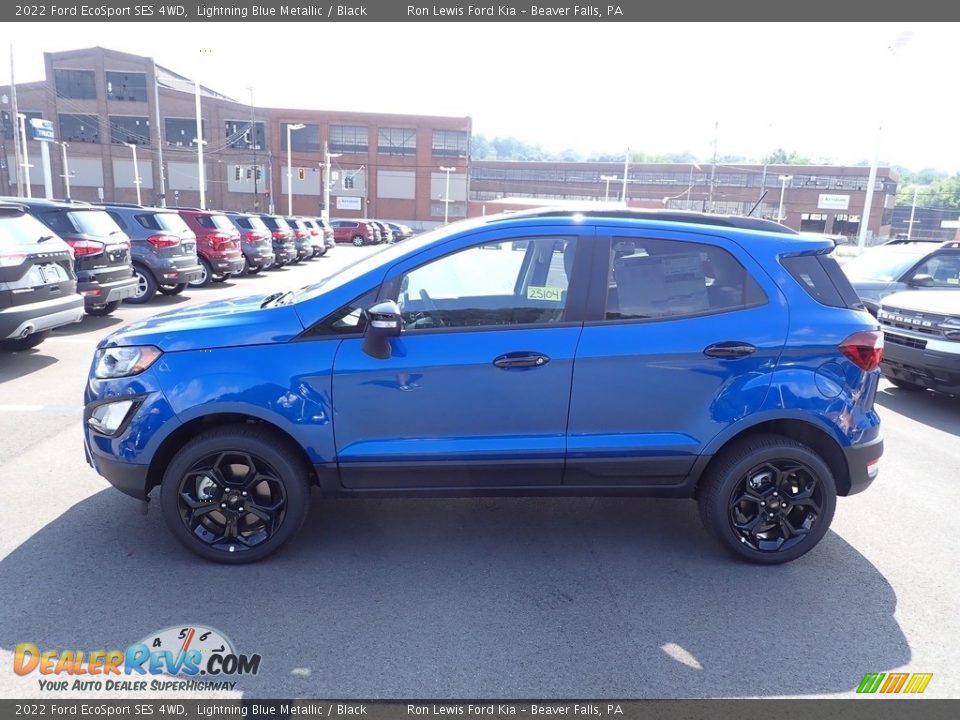 Lightning Blue Metallic 2022 Ford EcoSport SES 4WD Photo #5