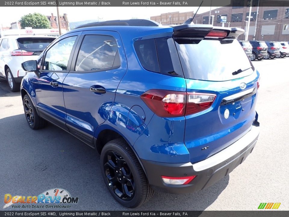 2022 Ford EcoSport SES 4WD Lightning Blue Metallic / Black Photo #6