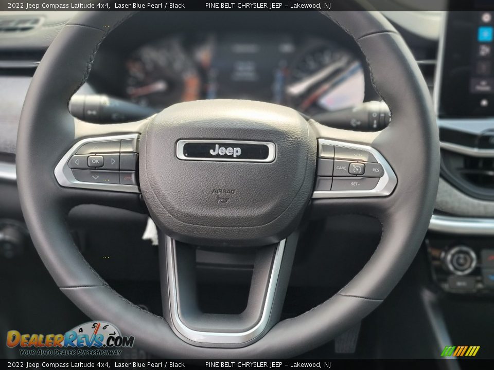 2022 Jeep Compass Latitude 4x4 Laser Blue Pearl / Black Photo #9