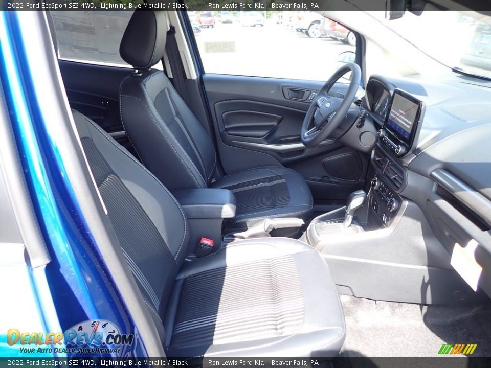 2022 Ford EcoSport SES 4WD Lightning Blue Metallic / Black Photo #11